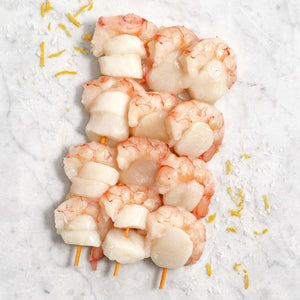 SHRIMP AND SCALLOP SKEWERS