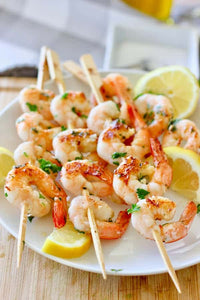 GARLIC & HERB SHRIMP SKEWERS