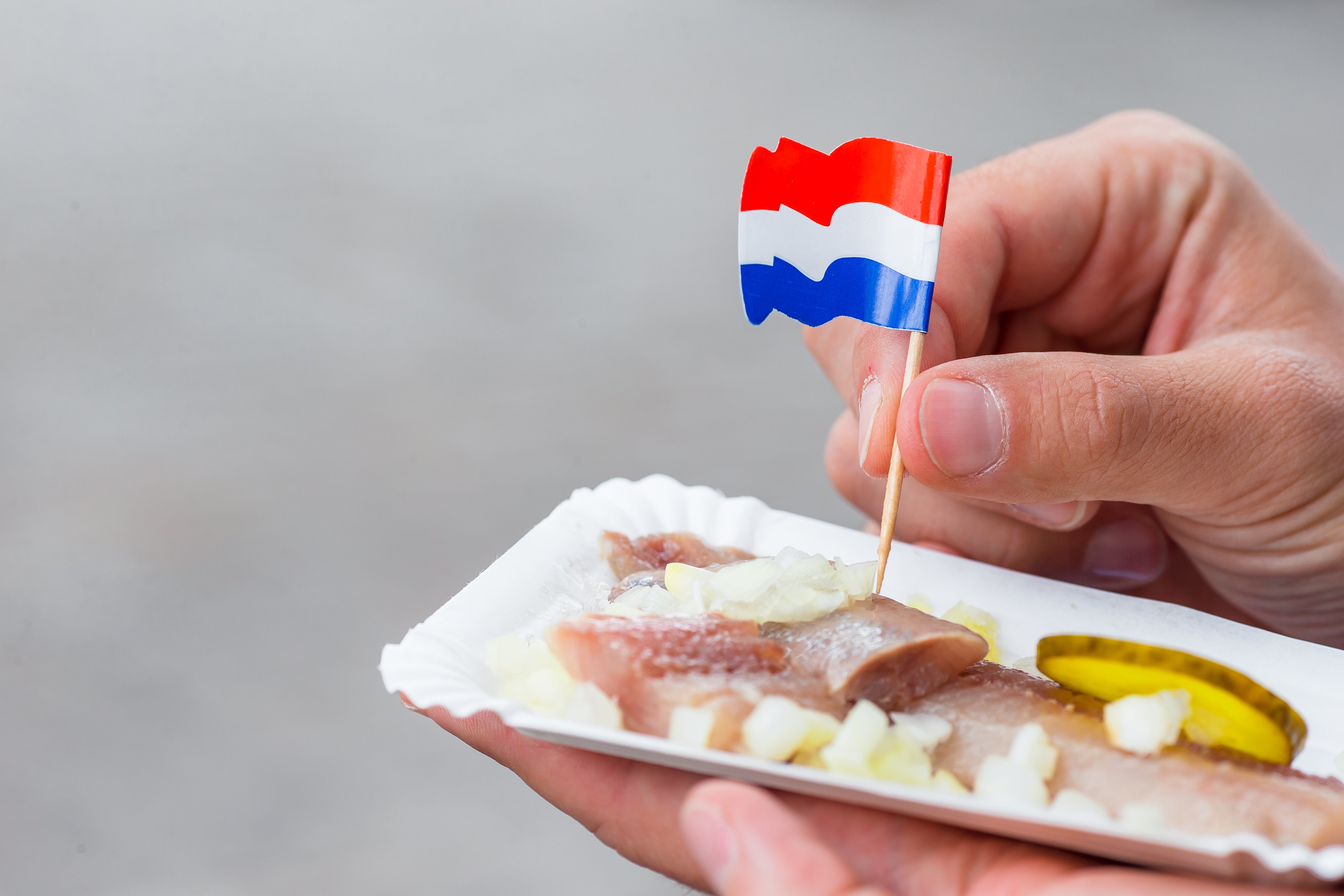 MARINATED DUTCH HERRING BITES - رنجه مخليه