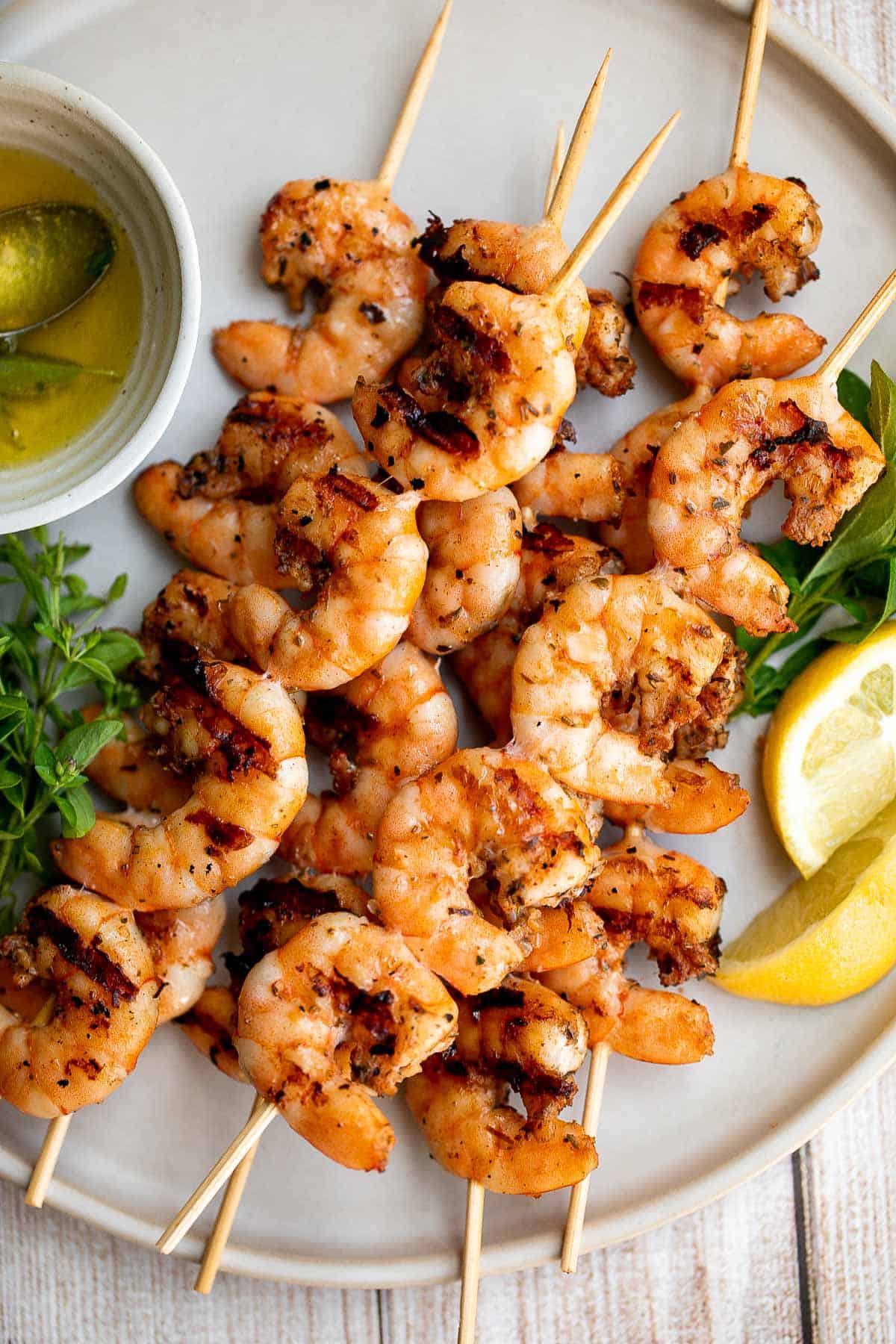 GARLIC & HERB SHRIMP SKEWERS